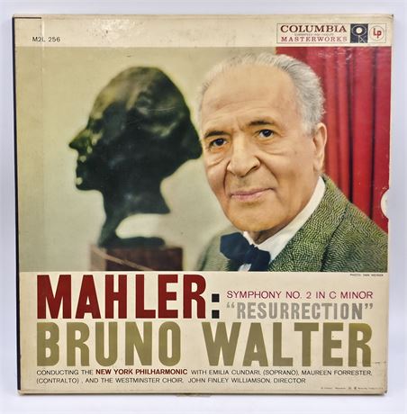 1960s Mahler: "Symphony No 2 in C Minor" Resurrection Bruno Walter 2 LP Set