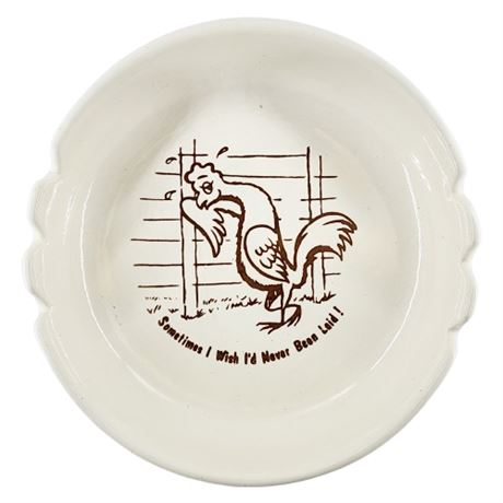 Vintage McCOY Pottery Large Novelty Cartoon Ceramic Ashtray
