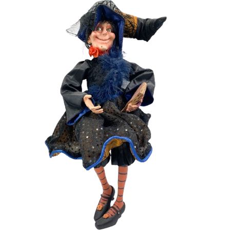 Halloween Witch Shelf-Sitter Doll