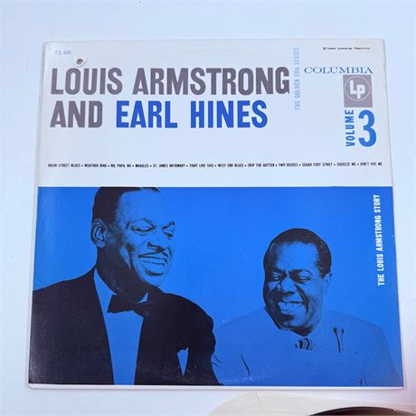 Louis Armstrong & Earl Hines Vinyl Record