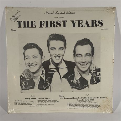 Sealed Elvis Presley "The First Years" LP