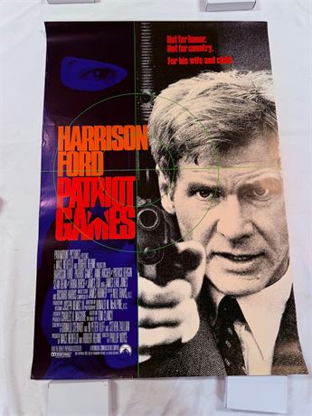 Patriot Games Original 27x40 Movie Poster - ROLLED