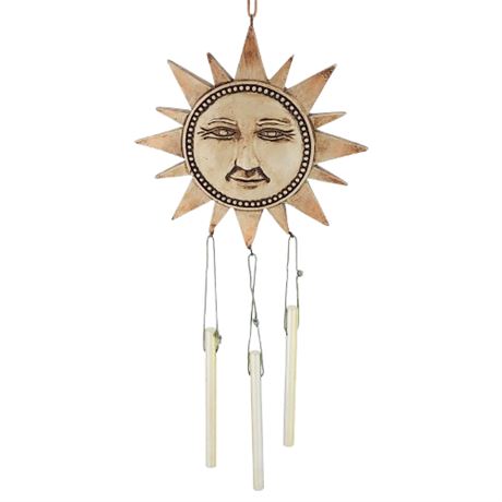 Vintage Celestial Sun Wind Chimes
