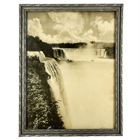 Framed Silver Gelatin Photographic Print of Niagara Falls