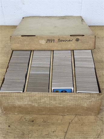 Box Marked “89 Bowman" - 1000s of Cards