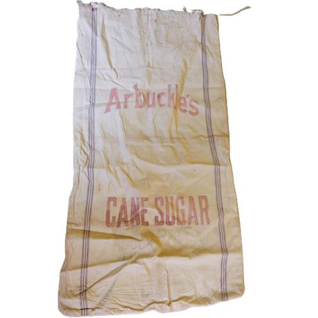 Vintage Arbuckle's Cane Sugar Sack