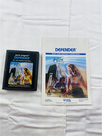 Atari Defender w/ Manual