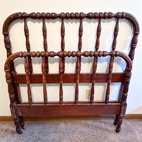 Vintage Maple Twin Bed Frame