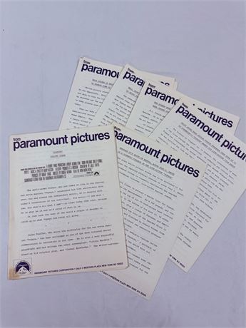 Popeye Original Movie Press Kit