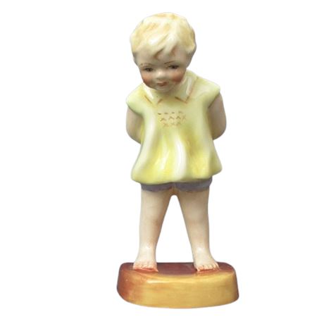 VTG Royal Worcester TOMMY Bone China Figurine