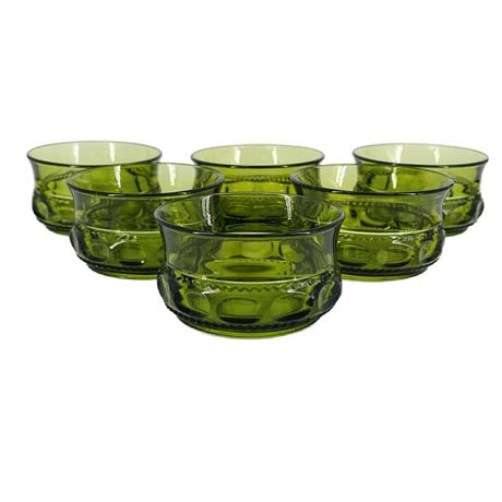 Lot of Vintage Indiana Glass Kings Crown Dessert Bowls