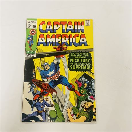 15¢ Captain America #123