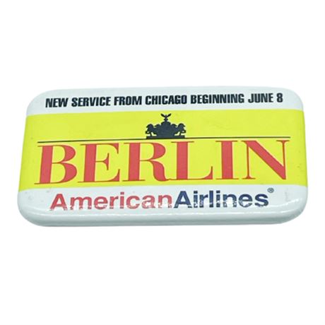 Vintage American Airline Advertising Pin