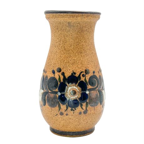 Vintage Tonala Mexican Art Pottery Vase