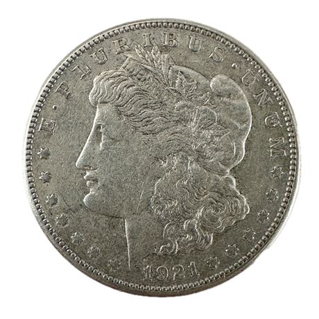 1921 D Morgan Silver Dollar