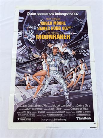 Moonraker Original 27x41 Movie Poster