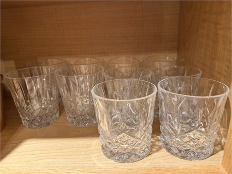 10 Waterford Bourbon Glasses By Marquis
