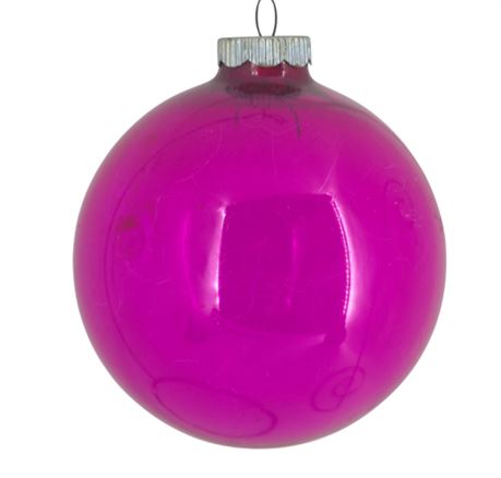 VTG 3" Unsilvered, Shiny Brite Ornament