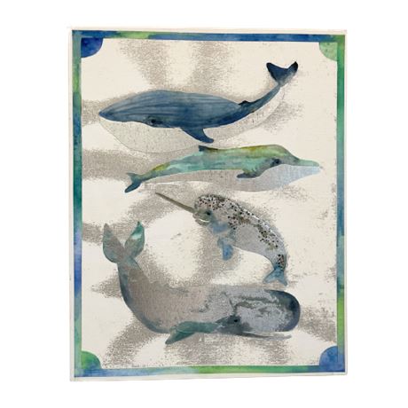 Decorative Marine Mammal Art Print