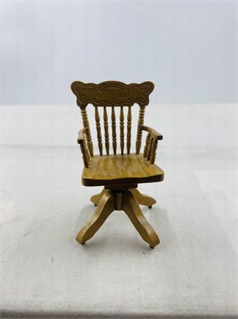 Fantastic Miniature Chair, Signed
