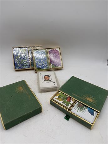 NEW Playing Cards SADAM HUSEIN & Flowers