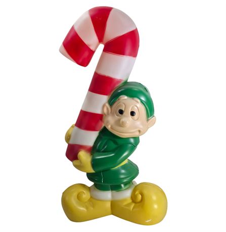 VTG 34" Elf Blow Mold