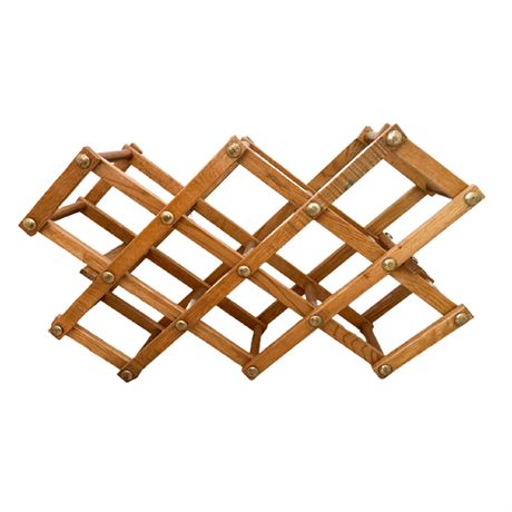 Wooden Expandable Wine Rack