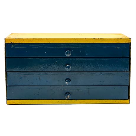 Vintage Metal Industrial Storage Drawers
