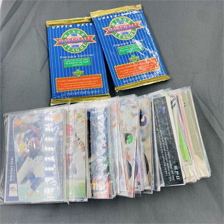 Card Lot w/ Sealed Packs