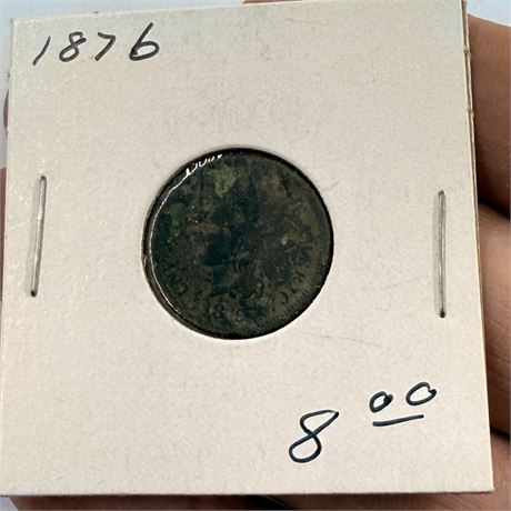 1876 Indian Head Penny