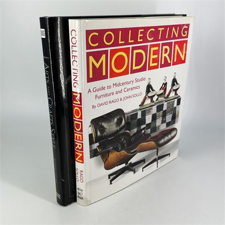 "Collecting Modern" & "Arts & Crafts Style" Hardcover Books
