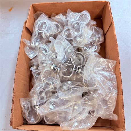 25 NOS Exhaust Brackets