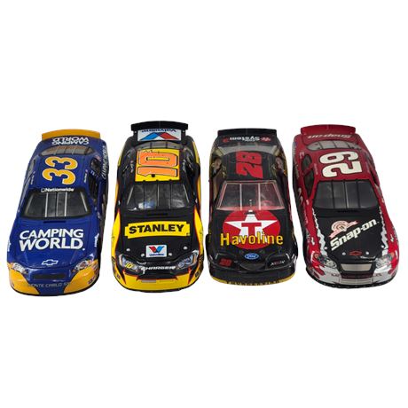Model NASCAR Cars - Lot of 4