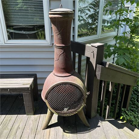 Cast Metal Chiminea