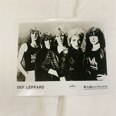 Def Leppard Original Press Photo