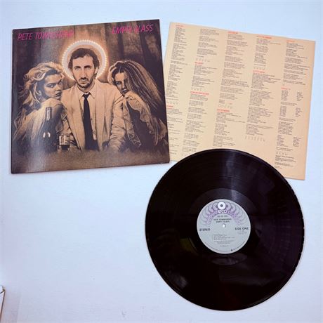 Pete Townsend Empty Glass Vinyl Record