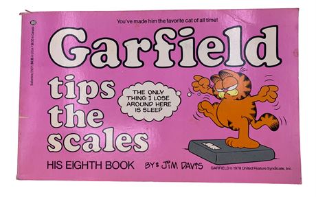 1984 Garfield Tips the Scales Comic Book