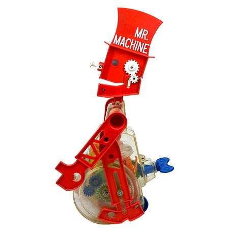 Working Mr. Machine Vintage 1977 Wind-Up Toy