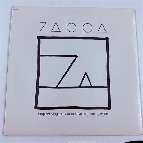 Frank Zappa Ship Arriving Too Late Vinyl Record