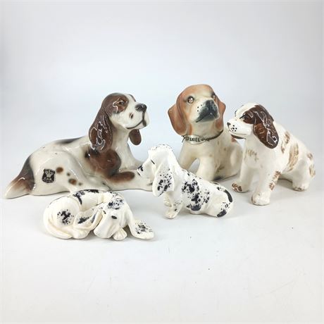 Keramos and E&R Collectible Dog Figurines and Friends