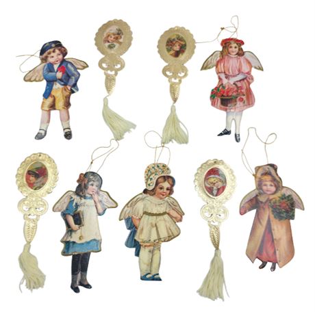 VTG Victorian Style, Paper Ornaments