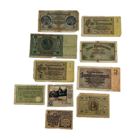 Lot of Vintage Paper Money