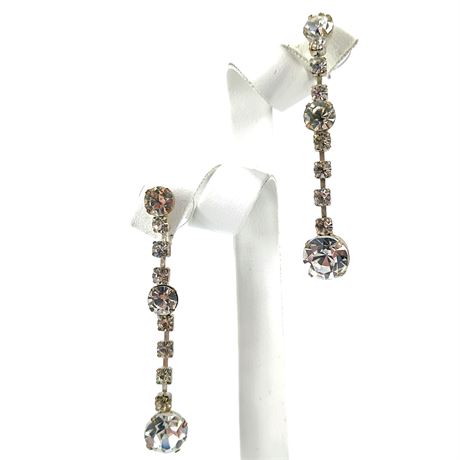 Rhinestone Drop Earrings