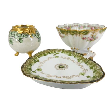Lot of Antique French, German & Austrian Porcelain