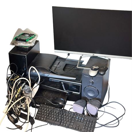 Inspiron Computer, HP Monitor, HP Printer & Accessories