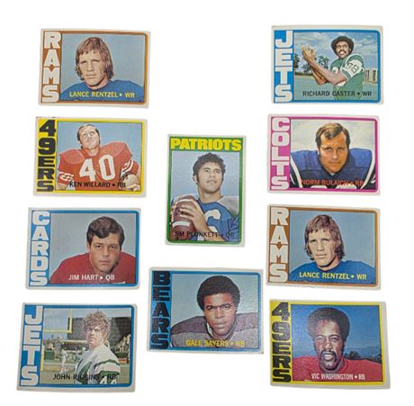 1972 Topps Football Cards