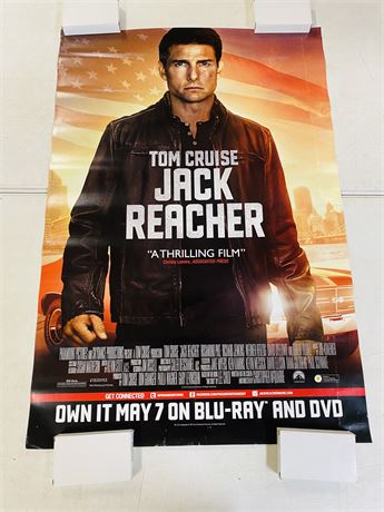 Jack Reacher Original 27x40 Movie Poster - ROLLED