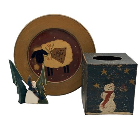 Winter Decorative Lot