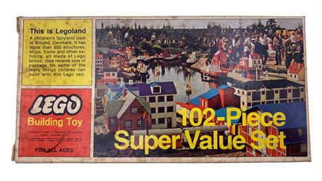 Vintage 102 pc LEGO Super Value Set