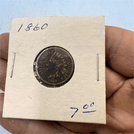 1860 Indian Head Penny